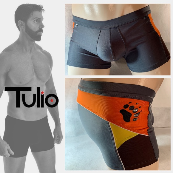 Tulio | Swim | Tulio Bear Pride Square Cut Swim Briefs Medium Rare Sold